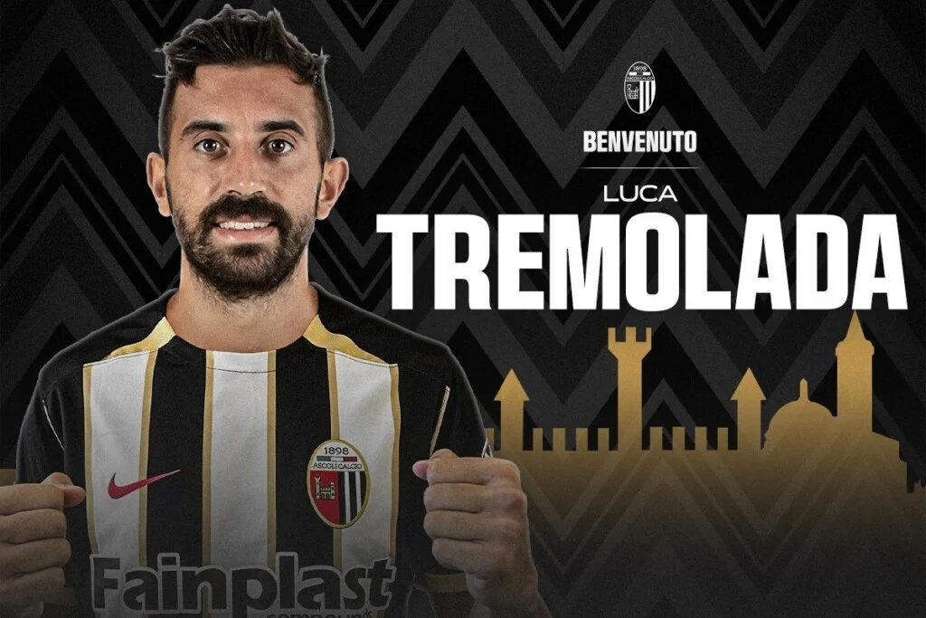 Ascoli Calcio - Colpo di mercato in extremis, preso il fantasista Tremolada