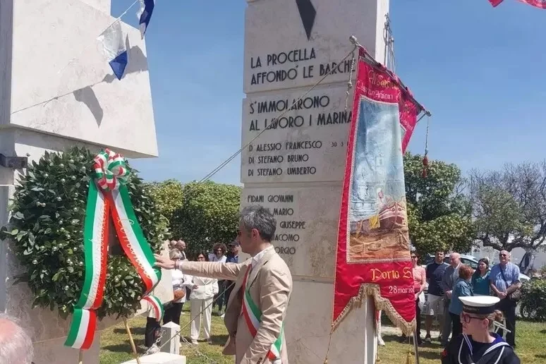 Commemorazione caduti in mare, 90 anni fa tragedia del Fortunale