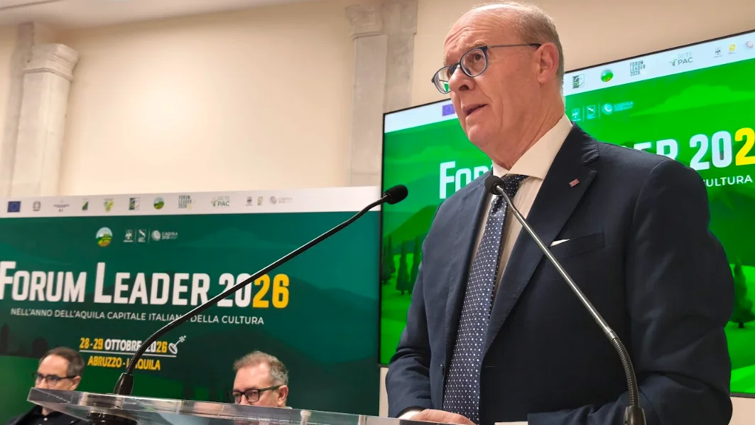 FORUM LEADER 2026: FEDERICO: “GAL MOTORI DELLO SVILUPPO DELLE AREE INTERNE, DOBBIAMO CONTARE DI PIÙ"