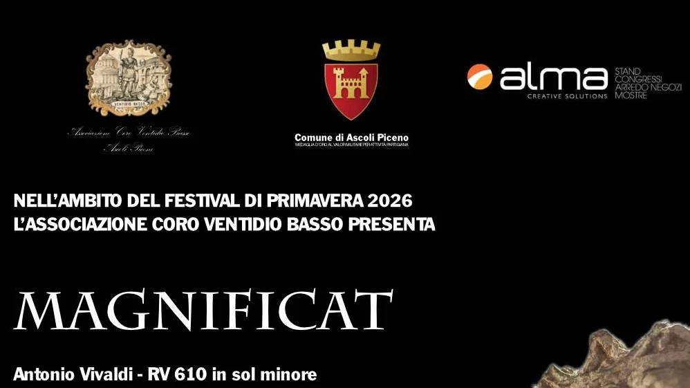 Il Coro del Teatro Ventidio Basso e l'Orchestra da camera Benedetto Marcello in concerto ad Ascoli Piceno