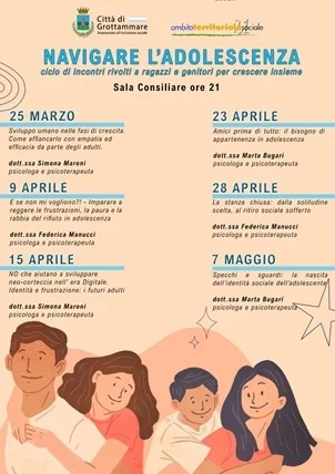 La gestione del rifiuto, incontro per genitori e figli