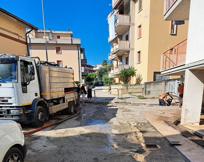 Bomba d’acqua, avanti con il ripristino della sicurezza