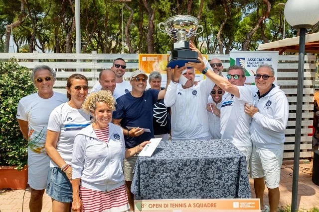 Al CT Maggioni l'8° Open di Tennis a Squadre ALI (Associazione Lavoratori INTESASANPAOLO)