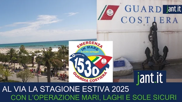 Anche per l'estate 2025, è partita l'operazione, Mari, Laghi e Sole Sicuri