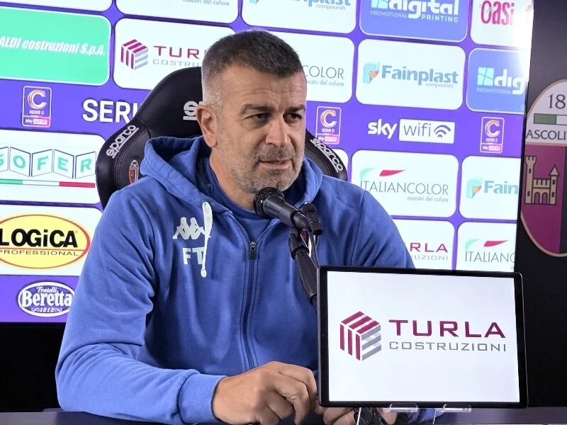 Ascoli Calcio - Tomei in vista del Bra: "In campo con forze fresche"
