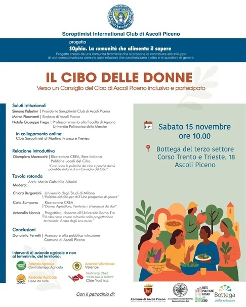 IL CIBO DELLE DONNE – Verso un Consiglio del Cibo di Ascoli Piceno