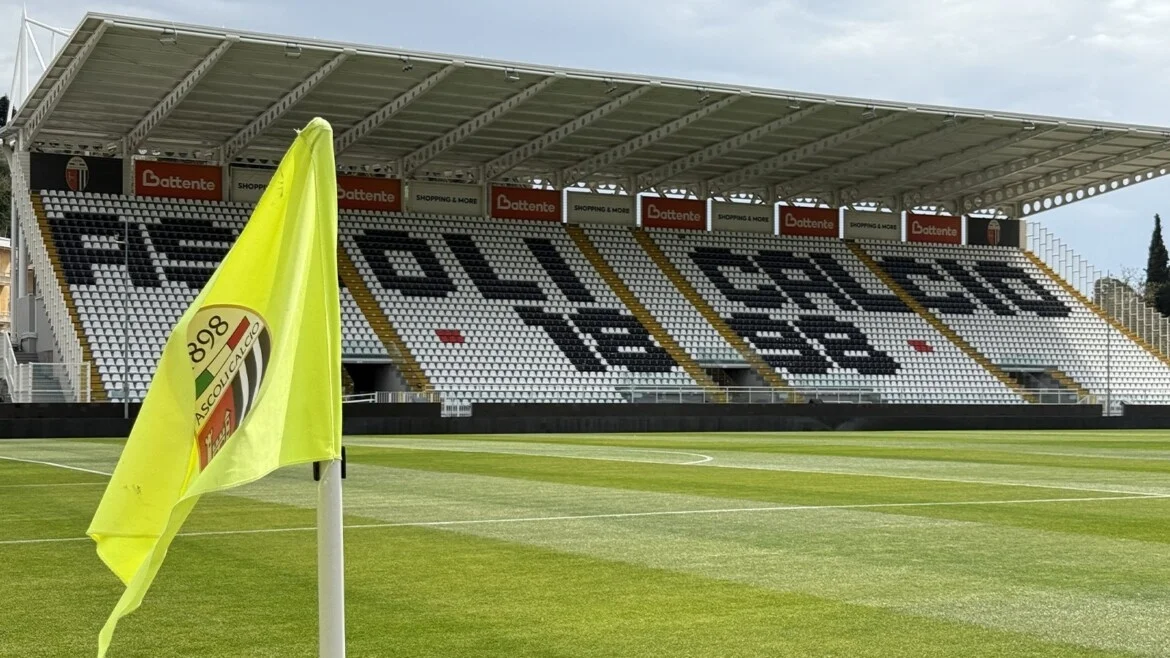 Ascoli Calcio - Mercoledì test con la Maceratese, si giocherà al Del Duca