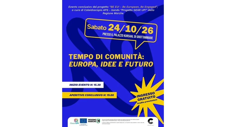 A Grottammare un evento per mettere al centro la comunità e i valori europei