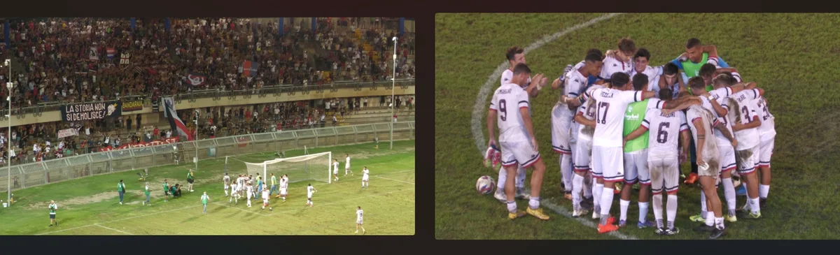 Interviste del dopo gara dell'incontro di Coppa Italia tra US Sambenedettese e ATL Ascoli