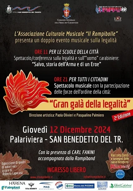 Spettacolo “Gran Galà della legalità” – 2^ edizione
