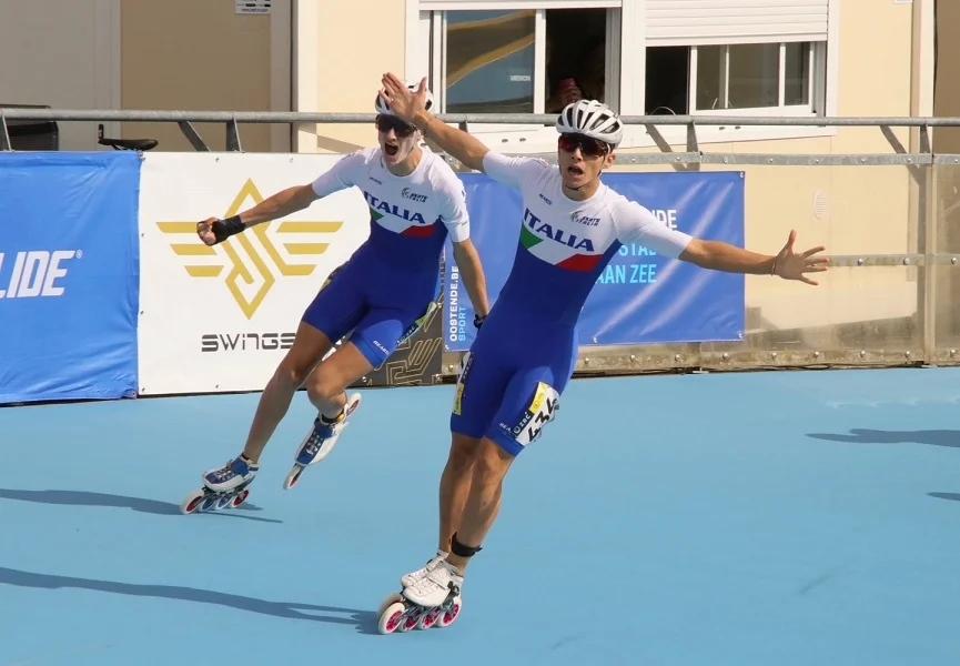 Campionati Europei Pattinaggio Corsa. A Ostenda è d’oro l’Americana Senior Azzurra