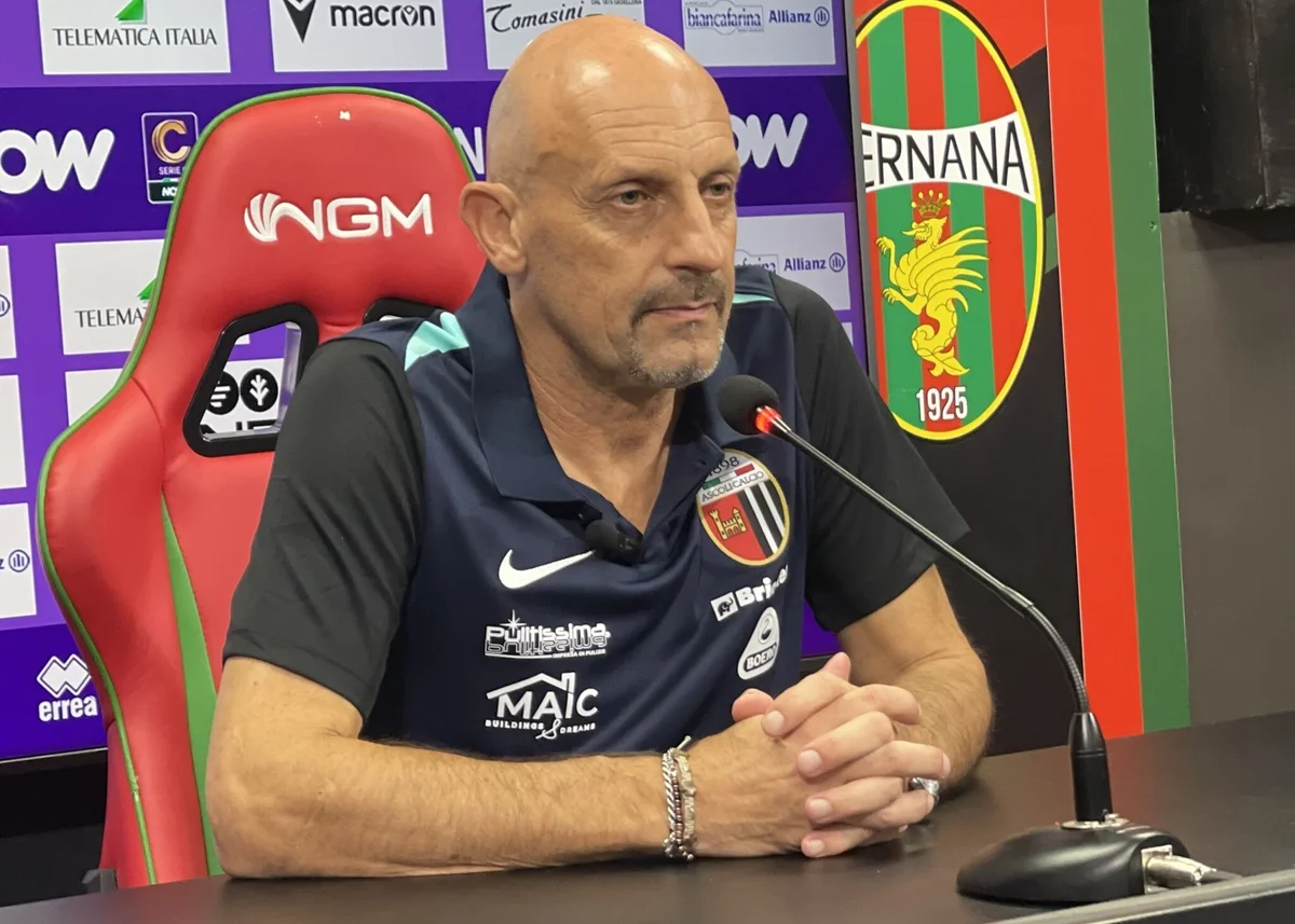 Ascoli Calcio - Di Carlo dopo il ko di Terni: "La sconfitta rappresenti un'opportunità per reagire"