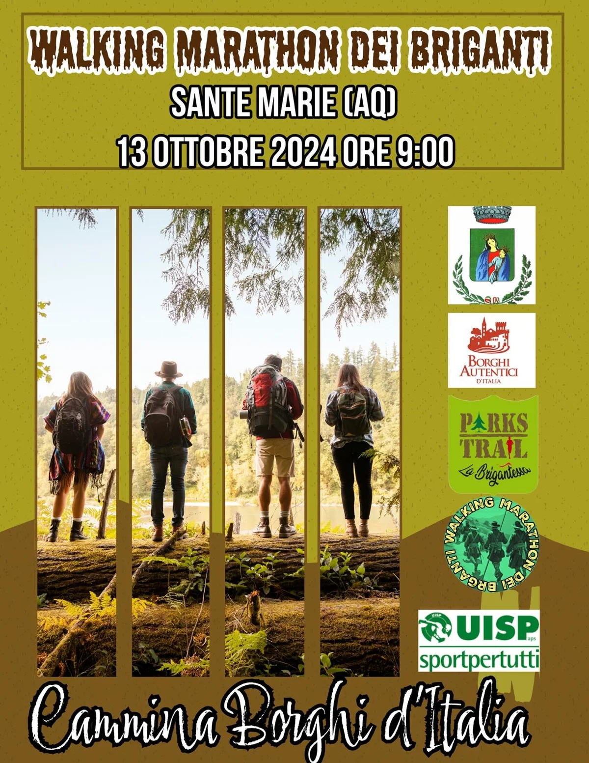 Prima Edizione della "Walking Marathon dei Briganti" a Sante Marie: Un Tuffo nella natura e nella storia