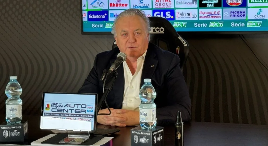 Ascoli Calcio - Patron Pulcinelli: "E' molto probabile che venda la società"