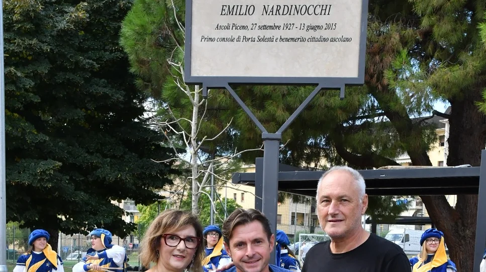 Il parco pubblico di via De Berardinis intitolato a Emilio Nardinocchi