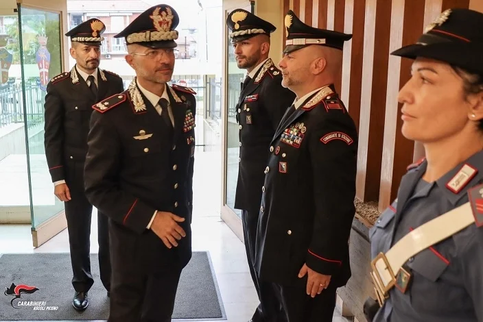 VISITA DEL COMANDANTE DELLA LEGIONE CARABINIERI “MARCHE” AL COMANDO PROVINCIALE CARABINIERI DI ASCOLI PICENO