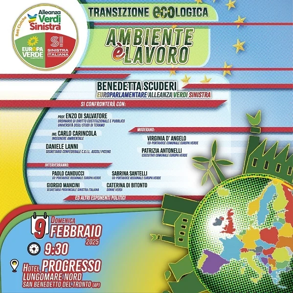 Incontro pubblico con l'europarlamentare AVS Benedetta Scuderi presso l'Hotel Progresso