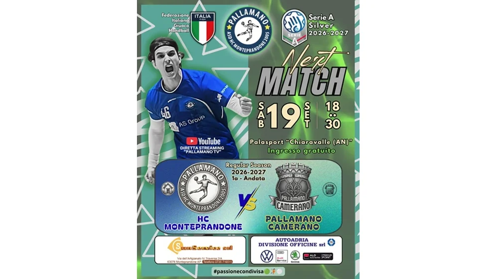 Si accende la serie A Silver: sabato l'esordio dei ragazzi dell'HC Monteprandone