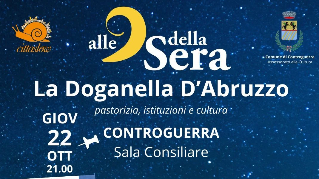 Controguerra, nuovo appuntamento “Alle 9 della sera” dedicato alla storia e alle tradizioni d’abruzzo