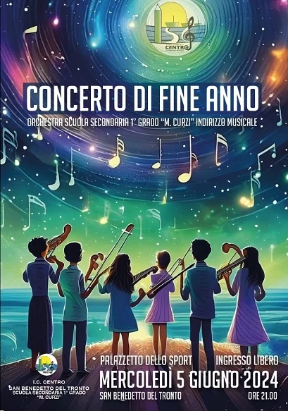 CONCERTO AL PALASPECA: L'ORCHESTRA DELLA SCUOLA CURZI SALUTA L'ANNO SCOLASTICO