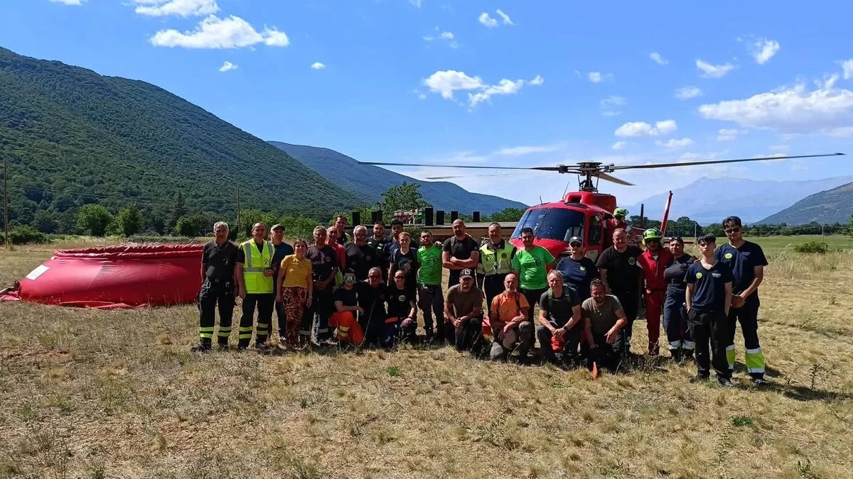Collelongo, prosegue la bonifica a Monte Malpasso: il ringraziamento della sindaca Salucci