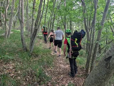 Due escursionisti in difficoltà in montagna nel Fabrianese, recuperati dai soccorsi