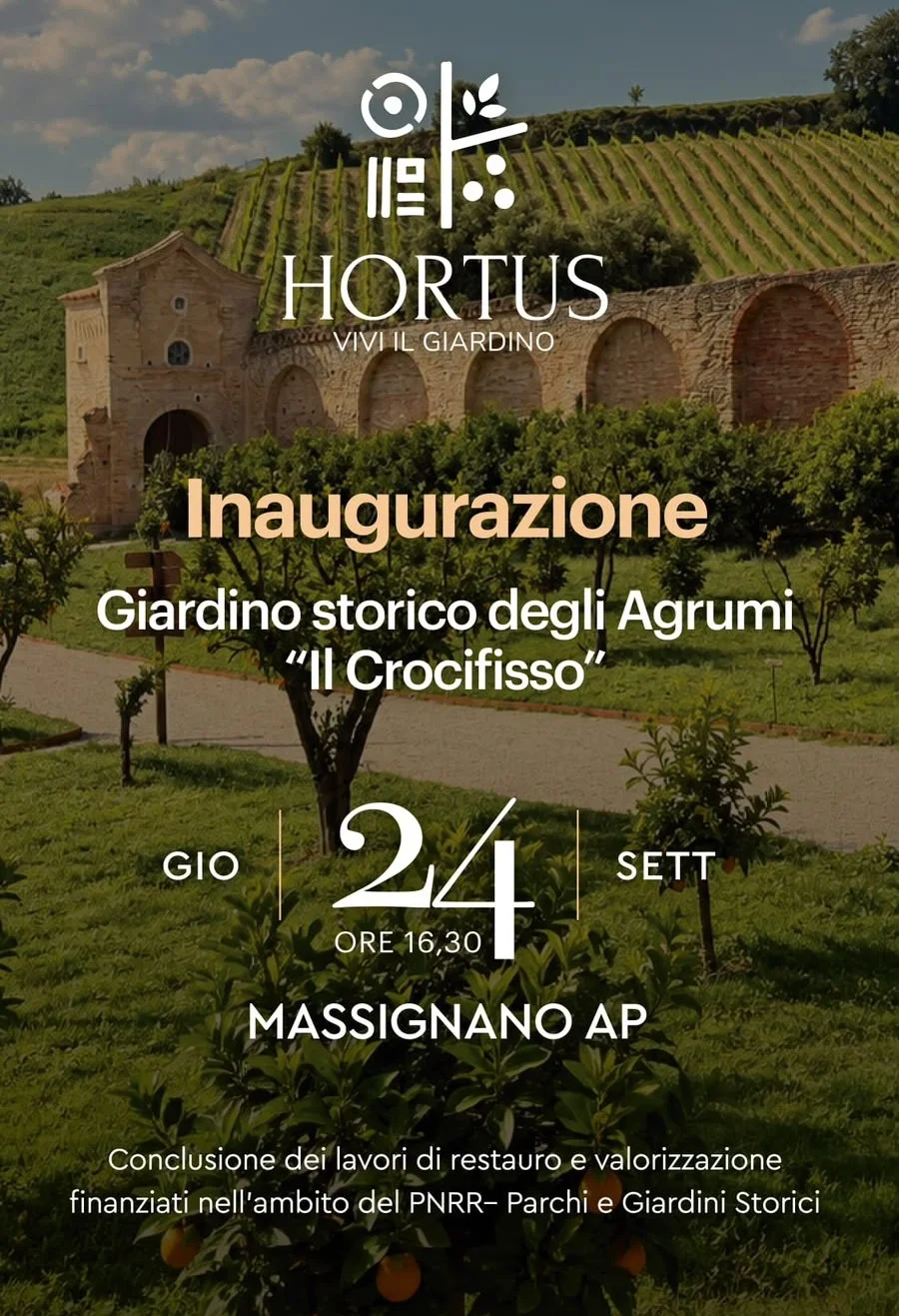 Inaugurazione del Giardino storico degli agrumi "Il Crocifisso"