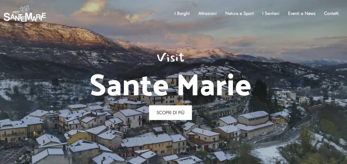ONLINE IL NUOVO PORTALE TURISTICO "VISITSANTEMARIE.IT" PER PROMUOVERE LE BELLEZZE E LE TRADIZIONI DEL TERRITORIO