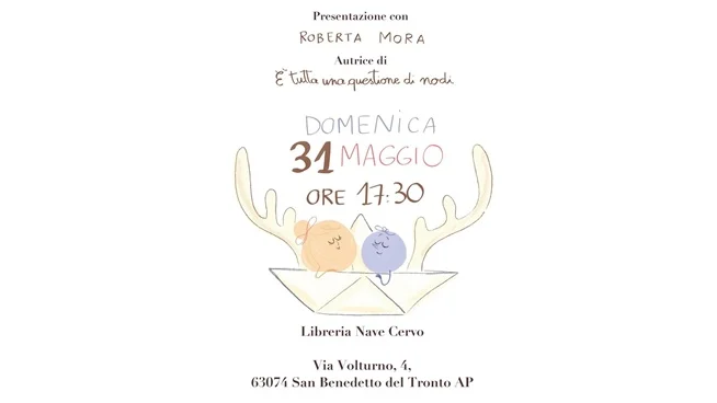  Presentazione del libro "E' TUTTA UNA QUESTIONE DI NODI" con la scrittrice Roberta Mora