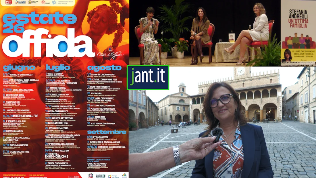 Sold-Out ad Offida per la dott.ssa Stefania Andreoli, evento della ricca estate 2026