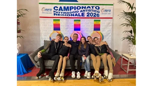 Pattinaggio Artistico: Diavoli Verde Rosa super ai Campionati Regionali Federali 2026