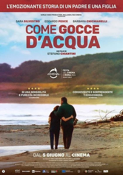 Cineforum Sbt Buster Keaton: mercoledì 30 luglio proiezione del film COME GOCCE D'ACQUA di S. Chiantini