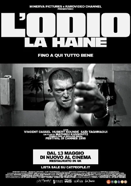 Cineforum Sbt Buster Keaton, mercoledì 24 luglio proiezione del film L'ODIO di Mathieu Kassovitz