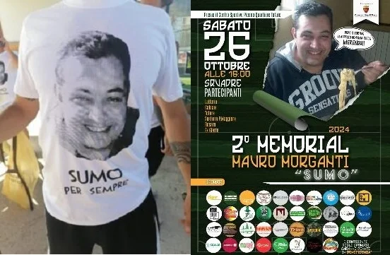 Sabato 26 ottobre alle Tofare il II memorial Mauro Morganti "Sumo"