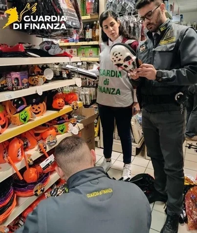 Guardia di Finanza sequestra giochi di Halloween potenzialmente pericolosi