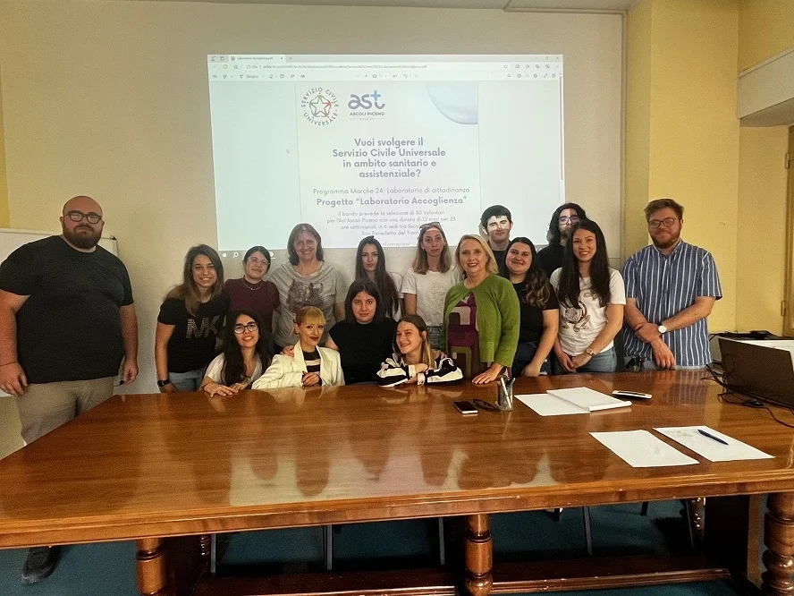 Servizio civile: avvio per 19 giovani all'Ast di Ascoli