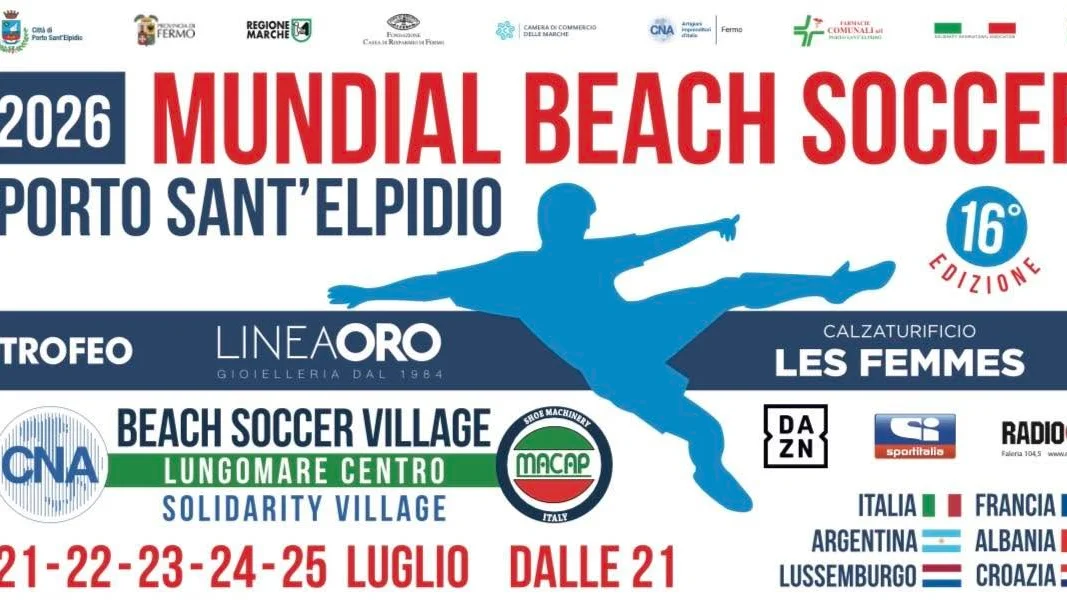 A Porto Sant’Elpidio torna il Mundial Beach Soccer