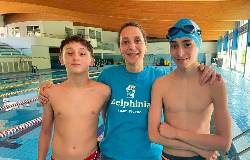 Due giovani talenti della Delphinia Team Piceno nella delegazione marchigiana al Trofeo delle Regioni di Scanzano Ionico