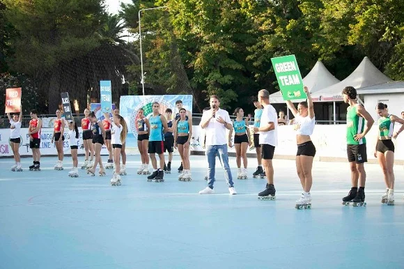 Pattinaggio artistico: il sindaco in persona ha aperto la Sun Beach Battle alla Pista Panfili
