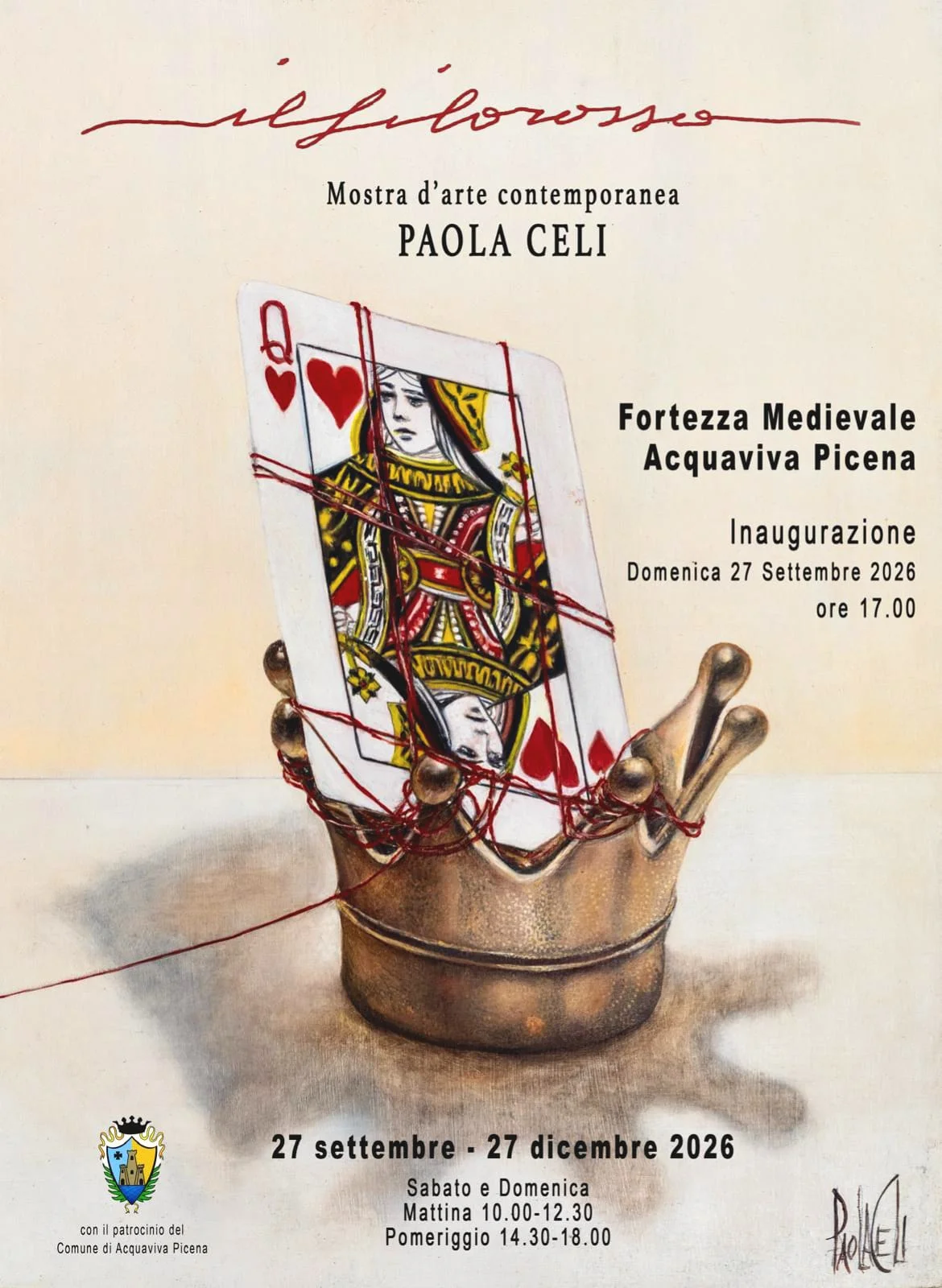Il Filo Rosso in mostra ad Acquaviva Picena 