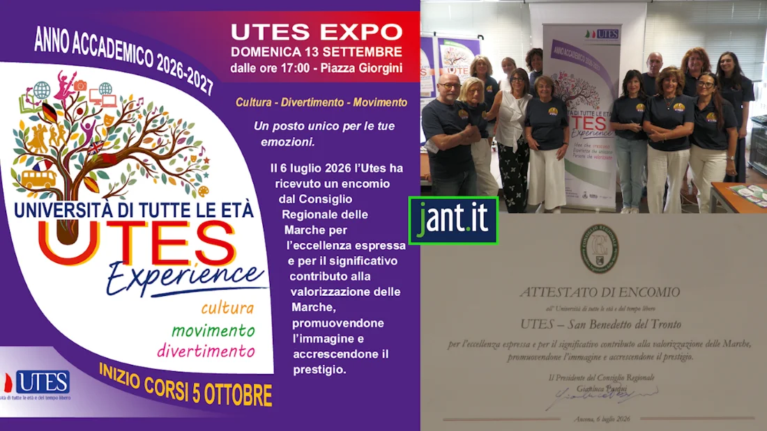 Domenica 13 settembre torna, a San Benedetto del Tronto, la Utes Experience edizione 2026