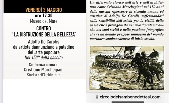 Evento su Adolfo De Carolis al Museo del Mare
