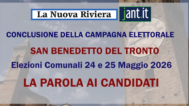 Comunali San Benedetto del Tronto 24 e 25 maggio 2026
