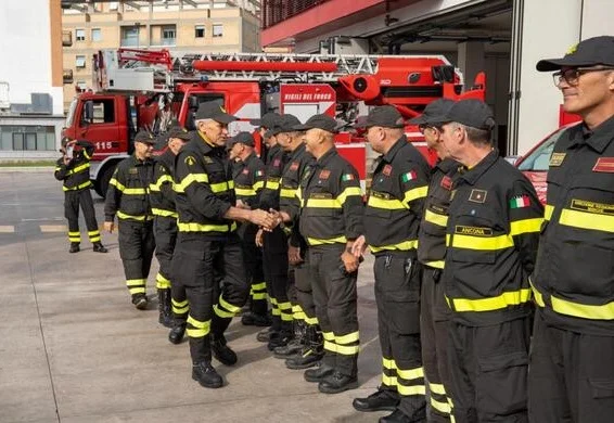 Nelle Marche la visita del Capo del Corpo nazionale vigili del fuoco Marco Ghimenti