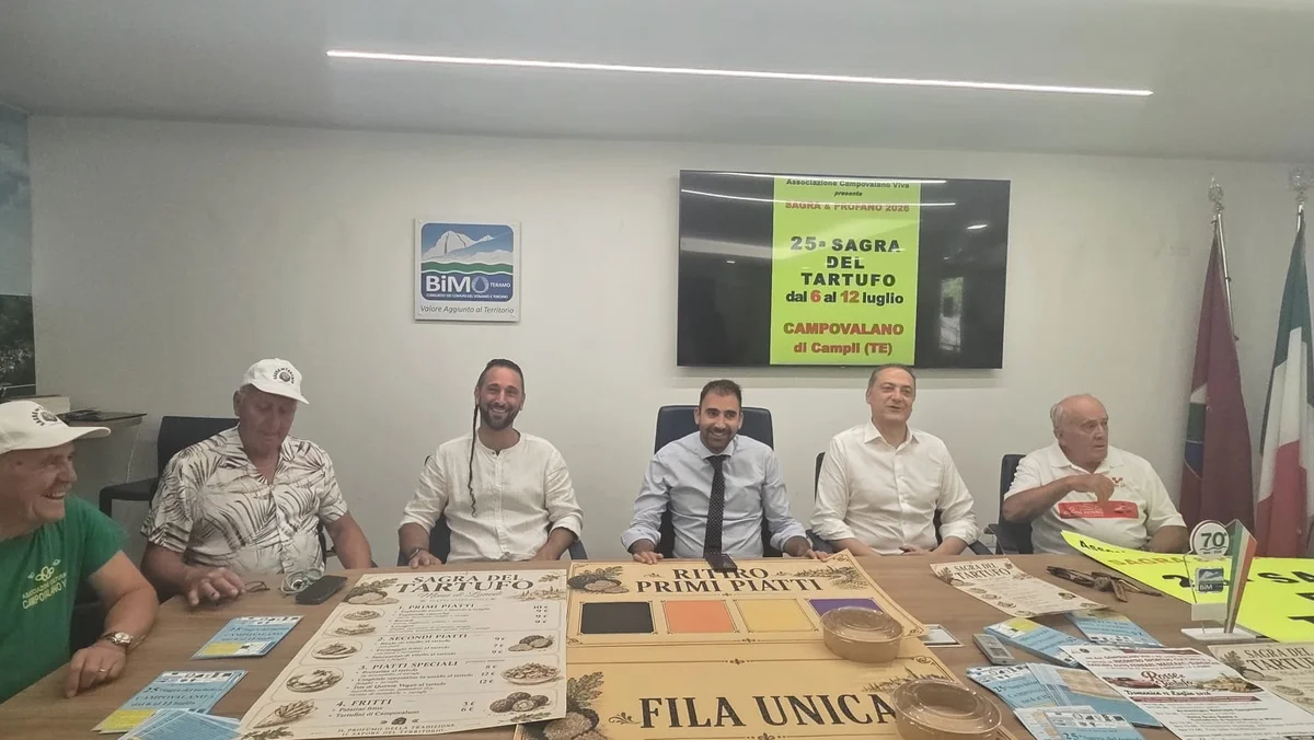 Tutto pronto per la 25ª Sagra del Tartufo a Campovalano di Campli: tutti gli appuntamenti