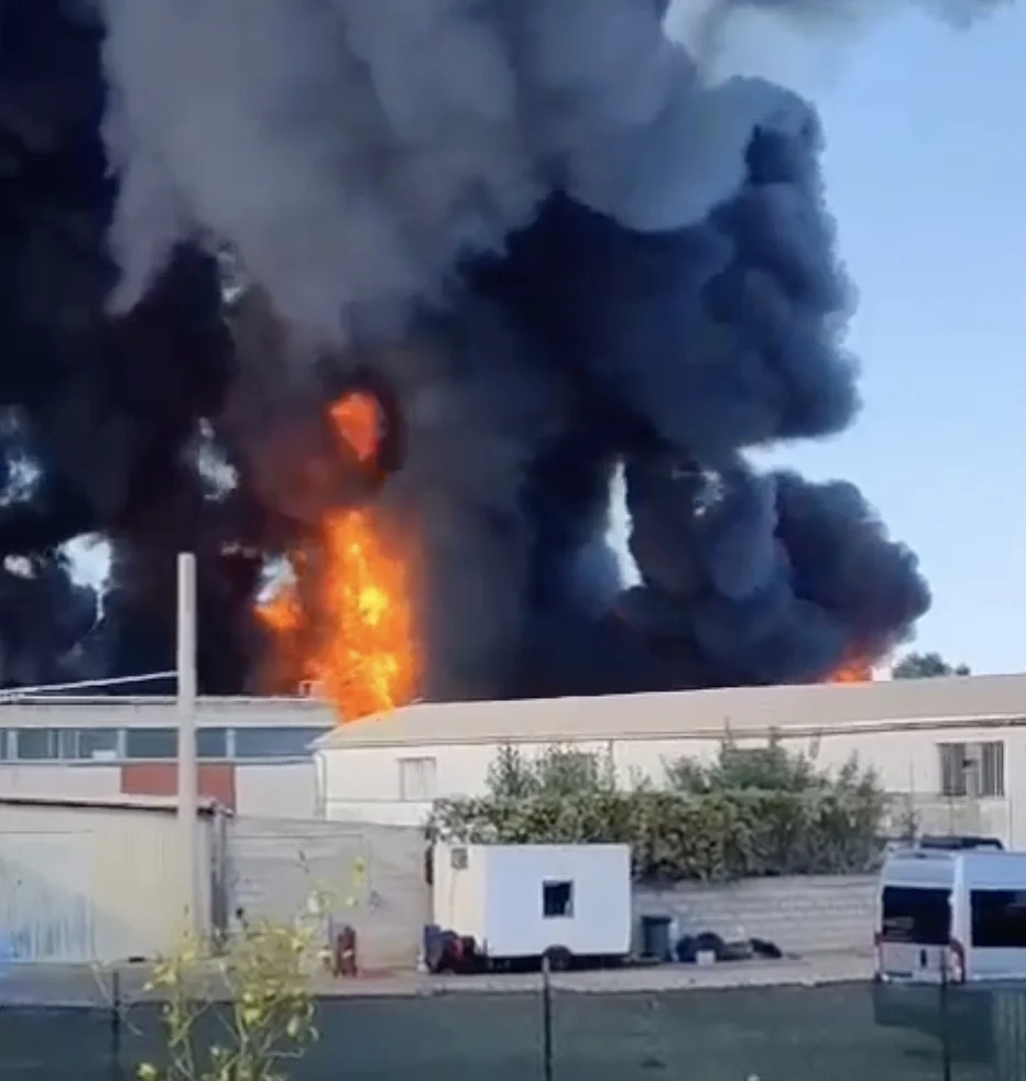 Vasto incendio a Scerne di Pineto