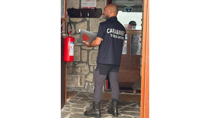 Lavoro nero e sicurezza: controlli dei Carabinieri del NIL nelle strutture turistiche del Teramano, dal mare alla montagna