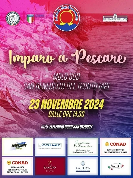 Torna al Molo Sud di San Benedetto l’iniziativa “Imparo a pescare”