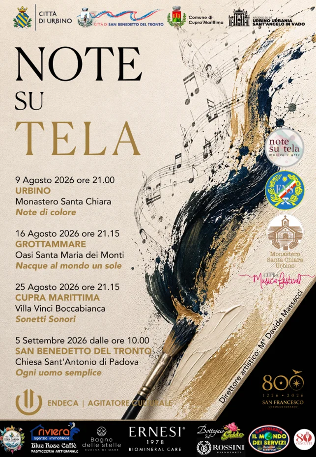 NOTE SU TELA: MUSICA, ARTE E SPIRITUALITÀ NELLE MARCHE