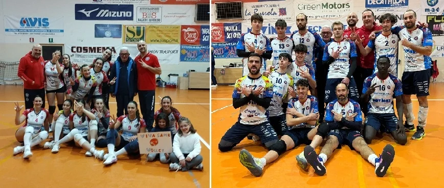 Riviera Samb Volley, 12^ giornata serie C maschile e serie D femminile